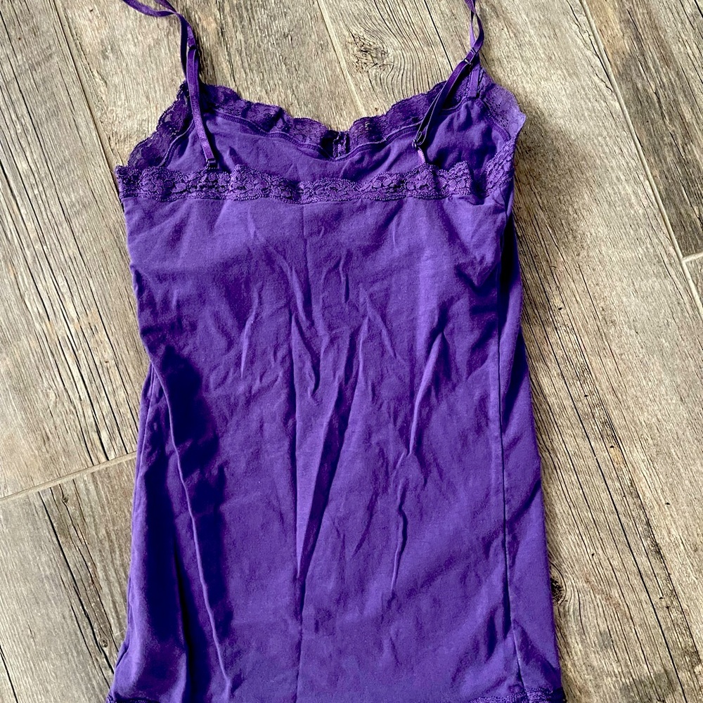 Aeropostal lace edges tank top size m
